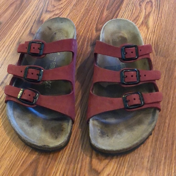 Birkenstock Shoes - Florida Earth Red Birkenstocks